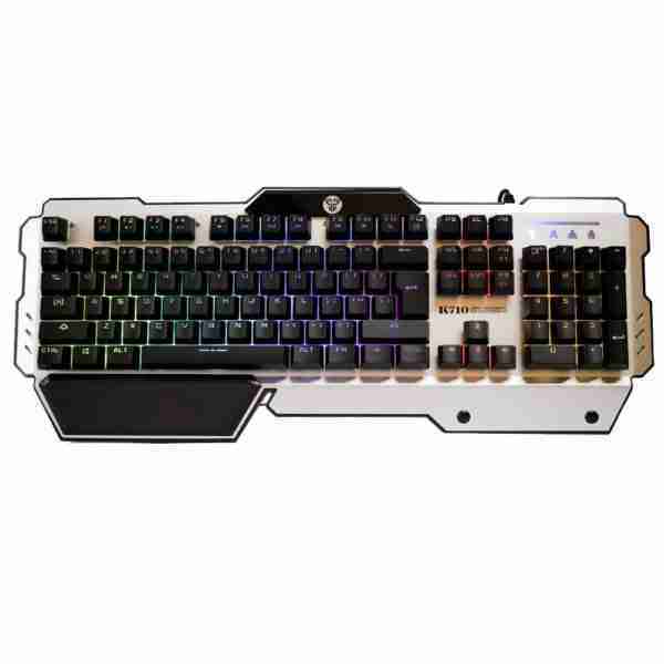 Semi-mechanical Gaming Πληκτρολόγιο, FanTech K710, Μαύρο