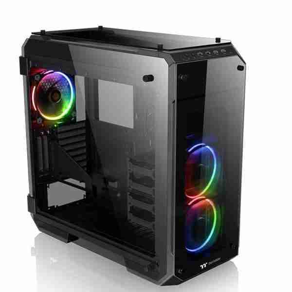 THERMALTAKE Case View 71 Tempered Glass RGB Full ATX Black USB 3.0