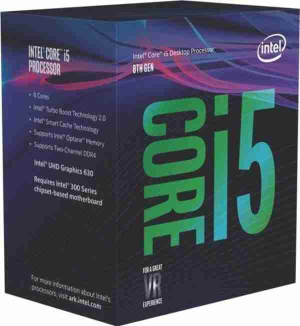 CPU INTEL COFFEE LAKE CORE I5-8400 2.8GHZ (UP TO 4.00GHZ ), 9MB, 65W LGA1151 (300 SERIES)