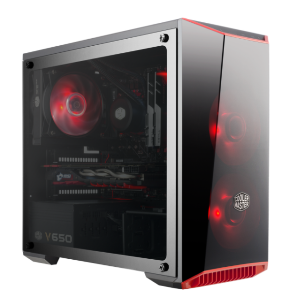 CASE COOLER MASTER MASTERBOX LITE 3.1 TG MATX, BLACK