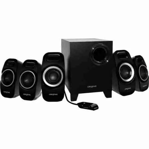 SOUND SYSTEM CREATIVE INSPIRE T6300, 5.1, 5X7W+22W, BLACK