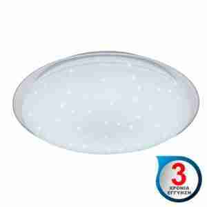 LED ΠΛΑΦΟΝΙΕΡΑ 60W ΣΤΡΟΓΓΥΛΟ ΛΕΥΚΟ ΜΑΤ 3000K+6400K IP20 - OPTONICA