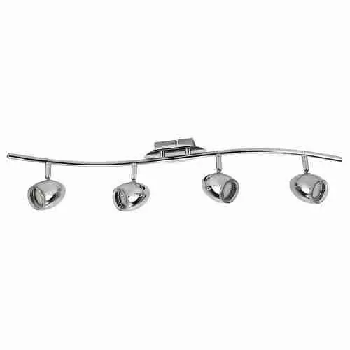 LED Φωτιστικό Σποτ με Λαμπτήρα 4 X GU10