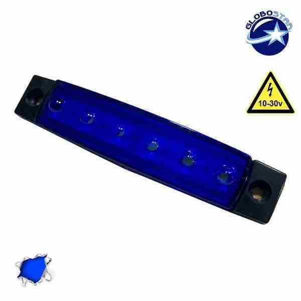 LED Φώτα Όγκου Φορτηγών IP66 Μπλε GloboStar 77473