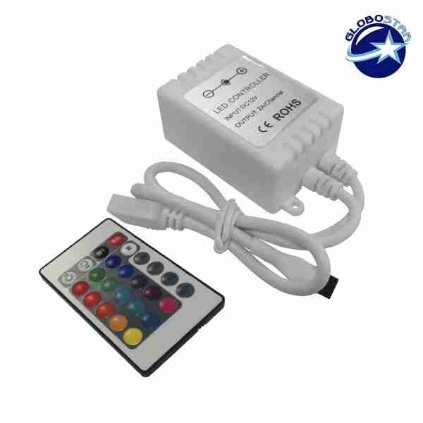 Ασύρματο Mini LED RGB Controller 72 Watt 12 Volt GloboStar 04033