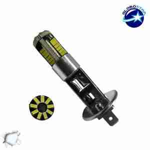 Λαμπτήρας LED H1 Can Bus με 57 SMD 4014 6000k GloboStar 40137
