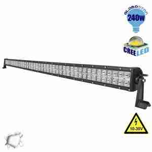Μπάρα LED 240W CREE Combo 10-30v DC Ψυχρό Λευκό 28800 Lumen GloboStar 21650