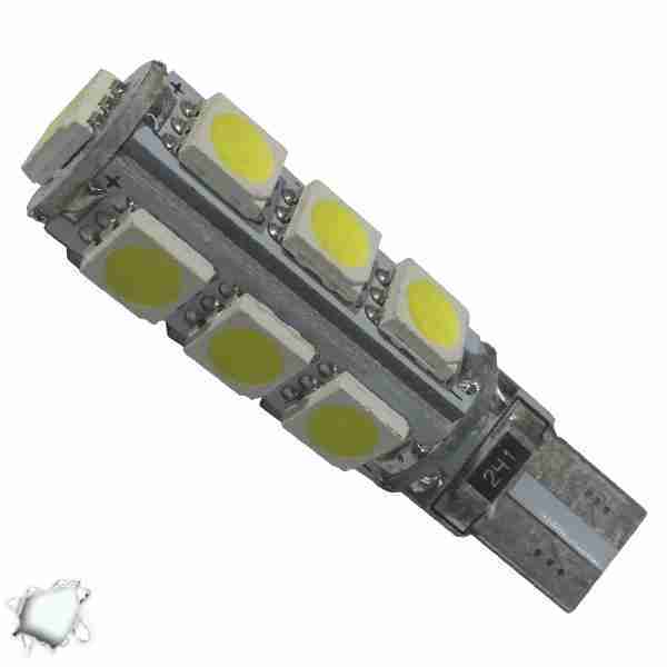 Λαμπτήρας LED T10 Can Bus με 13 SMD 5050 Ψυχρό Λευκό GloboStar 21540