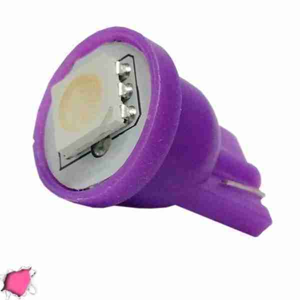 Λαμπτήρας LED T10 με 1 SMD 5050 Φούξια GloboStar 75651