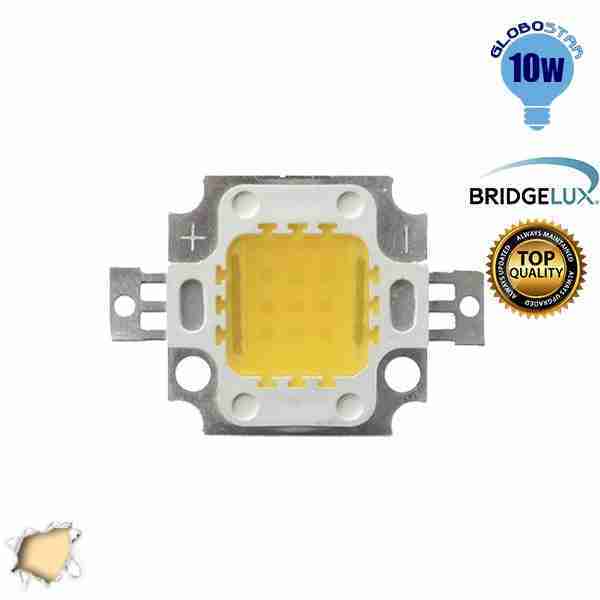 Υψηλής Ισχύος Led 10 Watt Θερμό Λευκό BRIDGELUX GloboStar 46303
