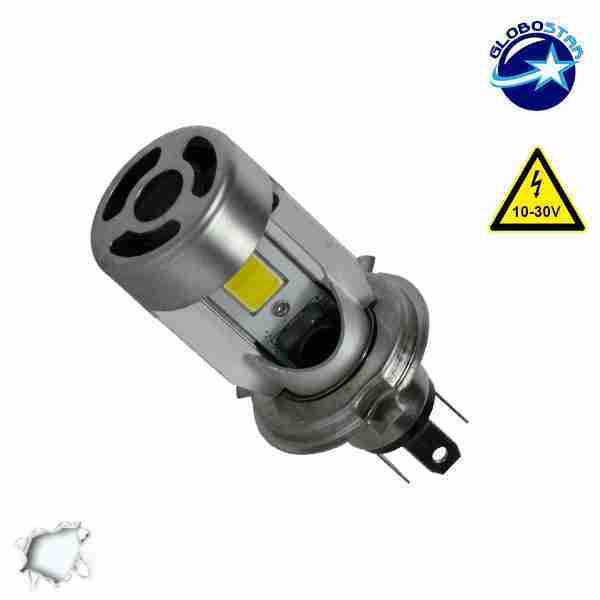 LED Βασικός Φωτισμός Μοτοσυκλέτας H4/HS1 40 Watt 12 Volt 4000 Lumen GloboStar 67787