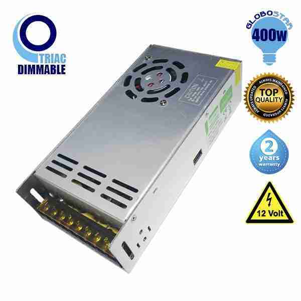 Triac LED Dimmable Τροφοδοτικό 400 Watt GloboStar 78564