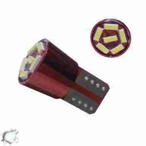Λαμπτήρας LED T10 6 SMD 4014 Can Bus Ψυχρό Λευκό GloboStar 04728