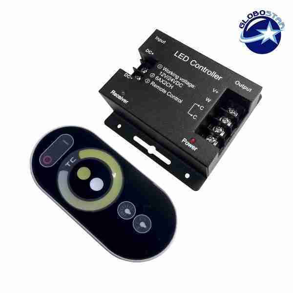 Ασύρματο LED CCT Controler Touch 12-24 Volt 216 Watt GloboStar 77408