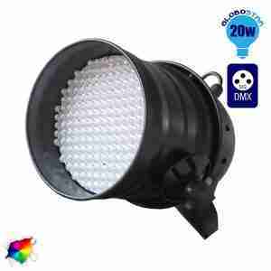 LED PAR Κεφαλή 177 LED RGB DMX 512 Black Body GloboStar 51119