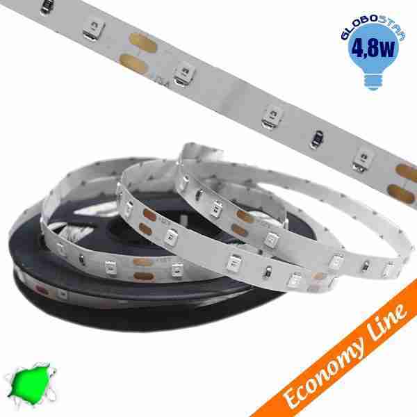 Eco Ταινία LED 4.8 Watt 12 Volt Πράσινο IP20 GloboStar 33405