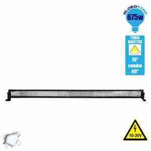 Μπάρα LED 675W TRI-ROW 7D CREE & SMD 2835 10-30v DC Ψυχρό Λευκό 81000 Lumen GloboStar 05405