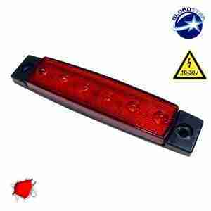 LED Φώτα Όγκου Φορτηγών IP66 Κόκκινο GloboStar 77470