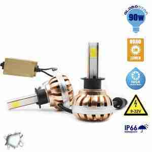 LED HID KIT H1 45 Watt 4500 Lumen 9-32 Volt DC 6000k GloboStar 99700