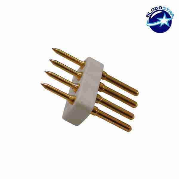 RGB Τετραπλός Connector Καρφάκια για NEON FLEX GloboStar 22614