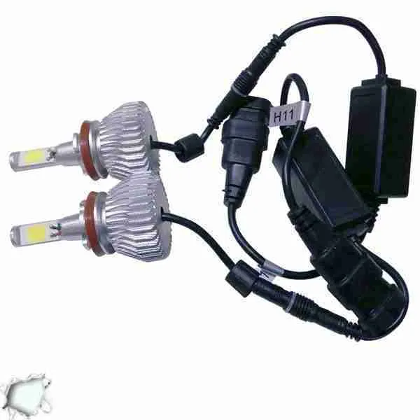 LED HID Kit H11 36 Watt 9-36 Volt DC 3600 Lumen 6000k C6 Economy Line GloboStar 06665
