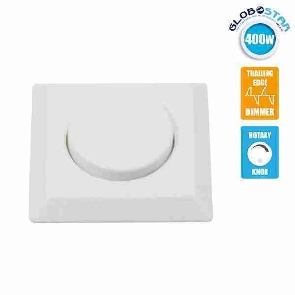 Dimmer Knob για LED 220 Volt 400 Watt Trailing Edge GloboStar 50030