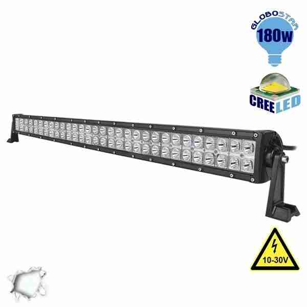 Μπάρα LED 180W CREE Combo 10-30v DC Ψυχρό Λευκό 21600 Lumen GloboStar 54650