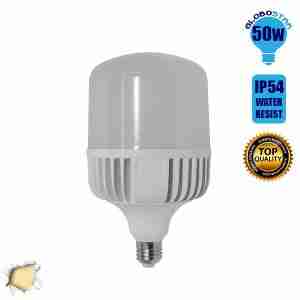 Λαμπτήρας E27 High Bay LED 50 Watt IP54 Θερμό Λευκό 3000k GloboStar 78004