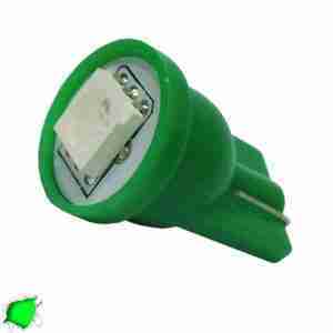 Λαμπτήρας T10 Απλός με 1 SMD 5050 Πράσινο GloboStar 55650