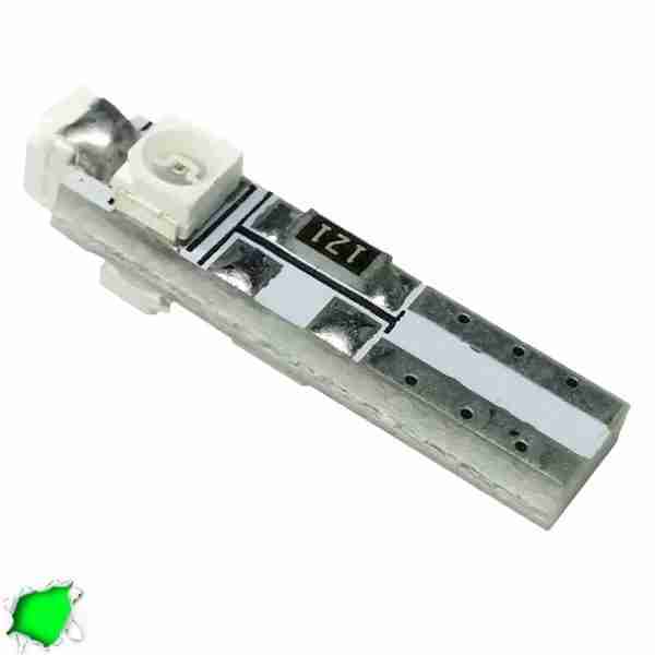 5aa383 T5 3 smd 1210 green
