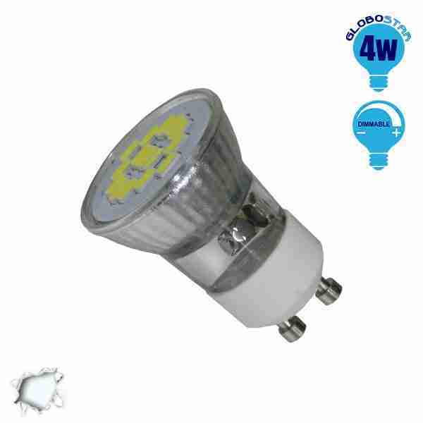 LED Spot GU10 M35 4W 230v Ψυχρό Dimmable GloboStar 90600