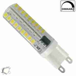 Λάμπα LED G9 Σιλικόνης 72 SMD 2835 5.5 Watt Ψυχρό Dimmable GloboStar 99378