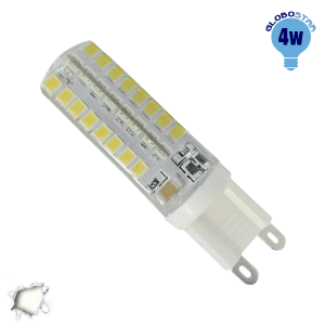 Λάμπα LED G9 Σιλικόνης 48 SMD 2835 4 Watt Ημέρας GloboStar 99389