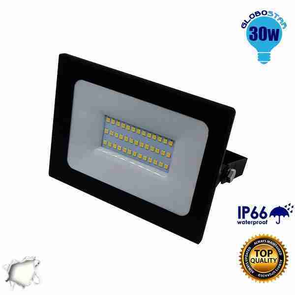 Προβολέας LED Slim Pad 30 Watt 230v Ημέρας GloboStar 11115