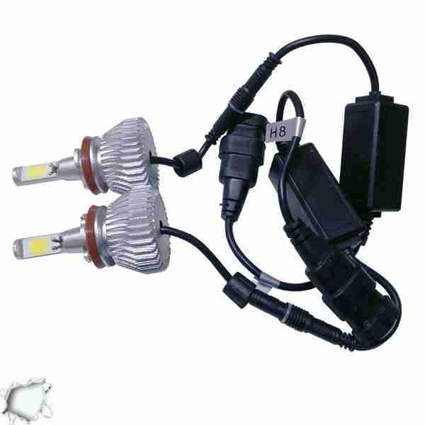 LED HID Kit H8 36 Watt 9-36 Volt DC 3600 Lumen 6000k C6 Economy Line GloboStar 06664
