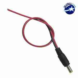 Male Connector με Καλώδιο 5.5*2.1 GloboStar 82550
