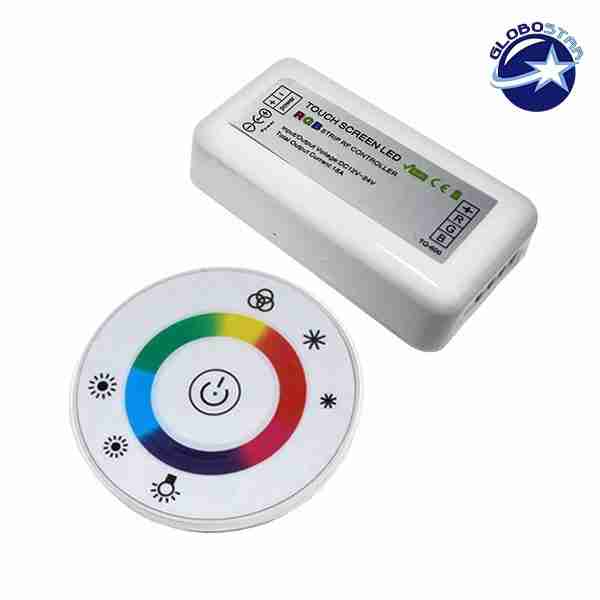 Controller RGB 2.4G Round 12-24 Volt DC White Body GloboStar 77545