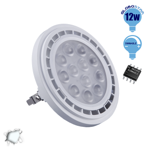 Λαμπτήρας LED AR11136 Μοίρες 12 Watt 230v Ψυχρό Dimmable GloboStar 01763