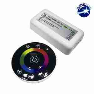 Controller RGB 2.4G Round 12-24 Volt DC Black Body GloboStar 77445