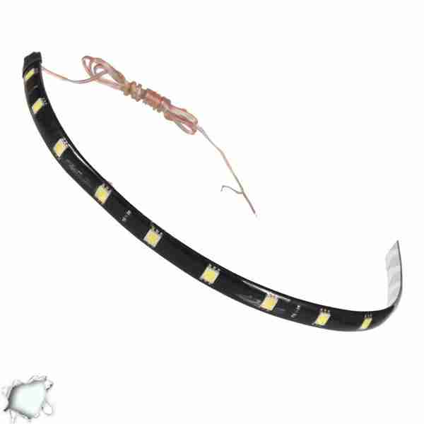 LED Ταινία 30cm με 12 SMD 5050 Αδιάβροχη Ψυχρό Λευκό GloboStar 14640