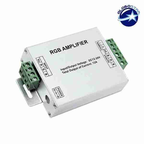 RGB Ενισχυτής Amplifier LK 144 Watt 12 Volt Αλουμινίου GloboStar 88830