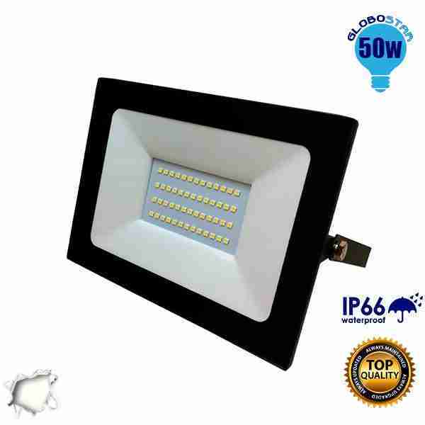 Προβολέας LED Slim Pad 50 Watt 230v Ημέρας GloboStar 11118