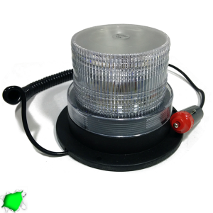 Φάρος LED 12-24 Volt DC Πράσινος με Μαγνήτη Strobe GloboStar 88656