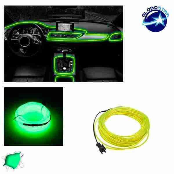 7fed97 globostar neon string fluo green
