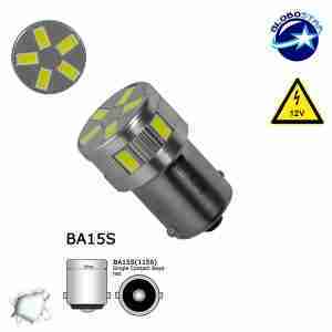 Λαμπτήρας LED 1156 11 SMD 5730 Ψυχρό Λευκό GloboStar 04485