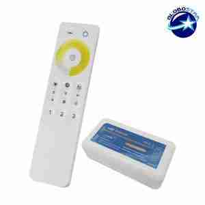 Σετ Ασύρματο RF 2.4G LED Dimmer Αφής 2 Χρωμάτων 12-24 Volt για Ένα Group GloboStar 04040
