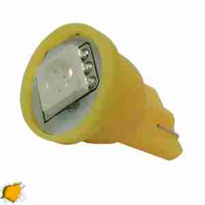 Λαμπτήρας LED T10 με 1 SMD 5050 Πορτοκαλί GloboStar 75650