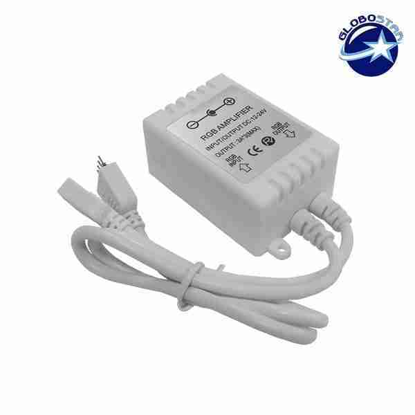 RGB Ενισχυτής 12-24 Volt 144 Watt Πλαστικός GloboStar 77407