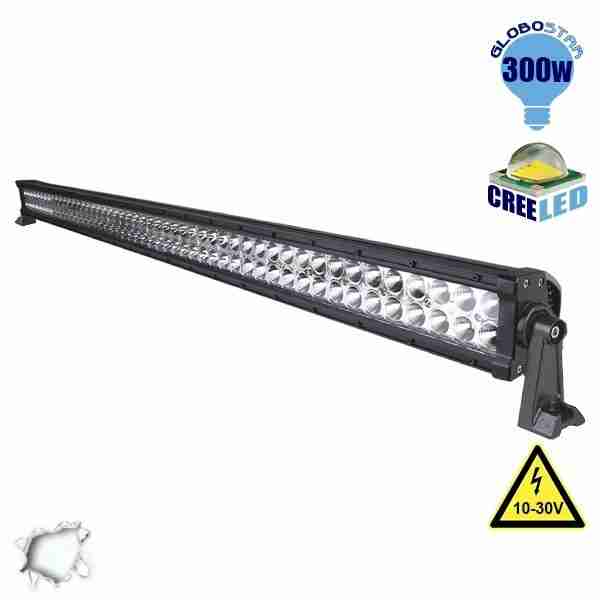 Μπάρα LED 300W CREE Combo 10-30v DC Ψυχρό Λευκό 36000 Lumen GloboStar 31650