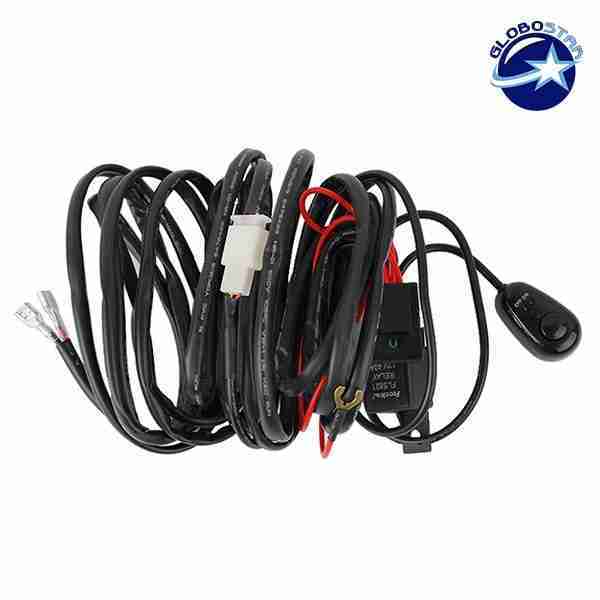 Πλεξούδα με On-Off Button για Μπάρα LED GloboStar 02344